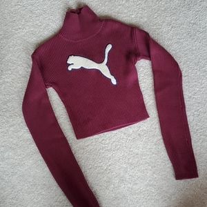 NWT Fenty Puma Crop Logo Sweater